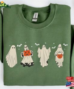 Halloween Ghost Sweatshirt Sweater 2023 Happy Unisex Classic
