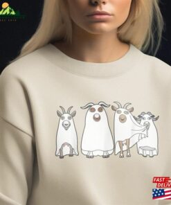 Halloween Goat Sweatshirt Sweater 2023 Happy Hoodie