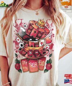 Halloween Hatter Cheshire Cat Mad Cut Off Their Head Sweatshirt Alice In Wonderland Comfort Color Shirt Classic T-Shirt