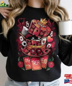 Halloween Hatter Cheshire Cat Mad Cut Off Their Head Sweatshirt Alice In Wonderland Comfort Color Shirt T-Shirt