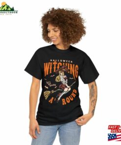 Halloween Hocus Pocus Witching Around In Style Classic Hoodie