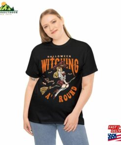 Halloween Hocus Pocus Witching Around In Style Classic Hoodie 3