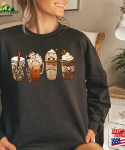 Halloween Horror Coffee Sweatshirt Movie Shirt Hoodie