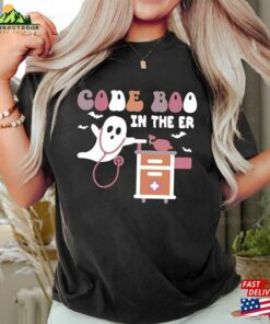 Halloween Horror Er T-Shirt Retro Shirt Nurse Sweatshirt