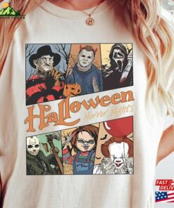 Halloween Horror Nights Comfort Color Shirt Vintage Universal Studios Movie Hoodie Sweatshirt