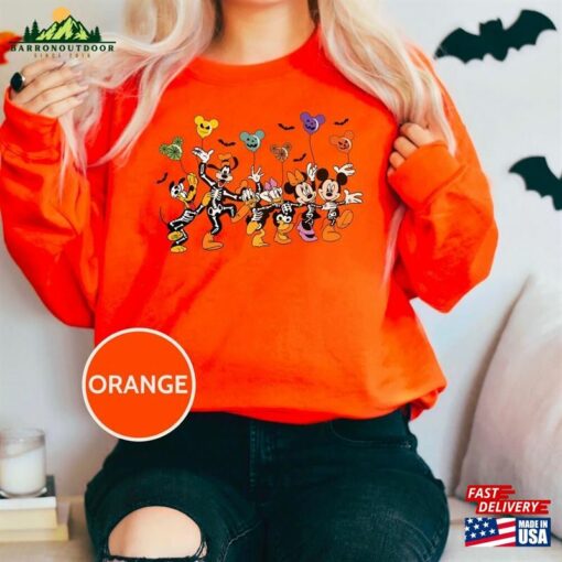 Halloween Mickey And Friends Balloons Shirts Disney 2023 Shirt Sweatshirt T-Shirt