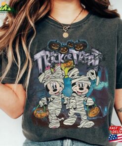 Halloween Mickey Minnie Trick Or Treat Comfort Colors Shirt’s Not So Scary Classic Unisex