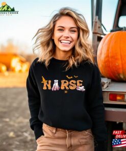 Halloween Nurse Shirt Spooky Nursing Sweatshirt Life Hoodie T-Shirt 3 Halloween Nurse Shirt Spooky Nursing Sweatshirt Life Hoodie T Shirt 4