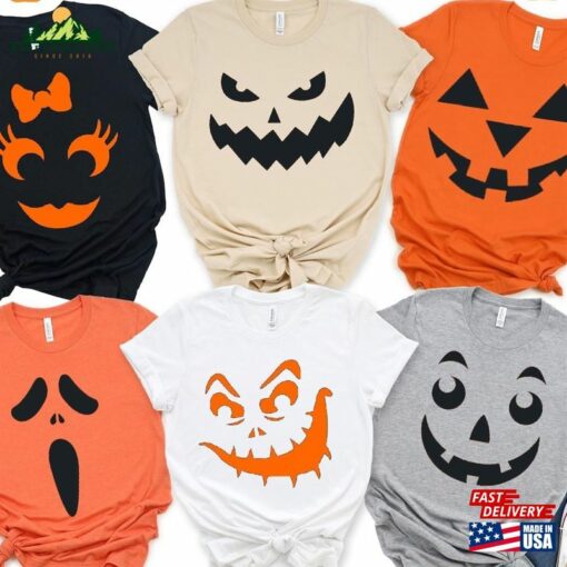 Halloween Pumpkin Shirt Costume Party Sweatshirt T-Shirt