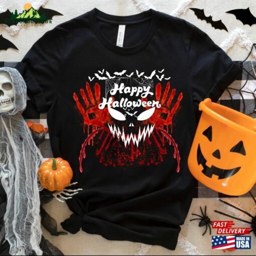 Halloween Shirt 2023 Bloody For Couples Sweatshirt Hoodie