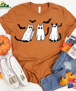 Halloween Shirt Ghost Cat Hoodie Classic Halloween Shirt Ghost Cat Hoodie Classic