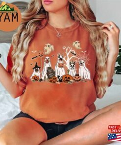 Halloween Shirt Ghost Dog Sweatshirt Classic