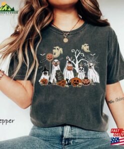 Halloween Shirt Ghost Dog Sweatshirt Classic 3