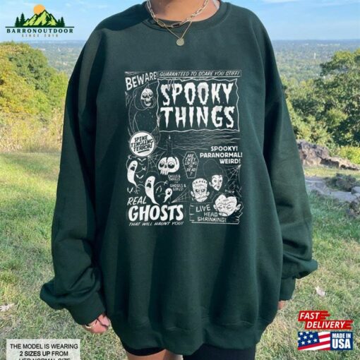 Halloween Shirt Spooky Things 2023 Happy T-Shirt Unisex