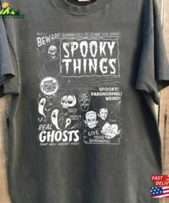 Halloween Shirt Spooky Things 2023 Happy T-Shirt Unisex 2 Halloween Shirt Spooky Things 2023 Happy T Shirt Unisex 3