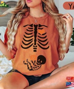 Halloween Skeleton Shirt Maternity Comfort Colors Pregnant T-Shirt Hoodie 3 Halloween Skeleton Shirt Maternity Comfort Colors Pregnant T Shirt Hoodie 4