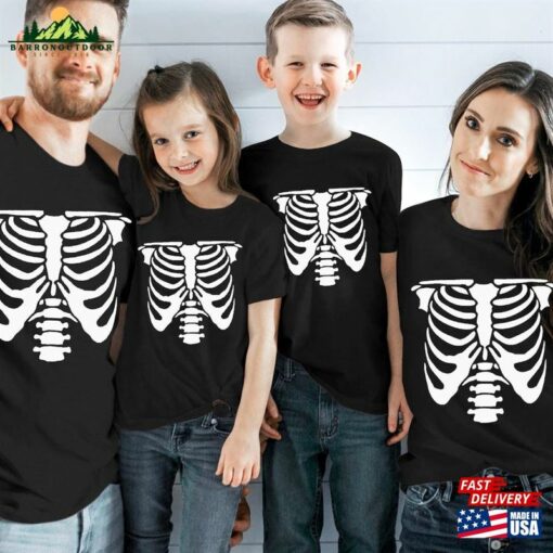 Halloween Skeleton Shirts Shirt Party Tee Sweatshirt Unisex