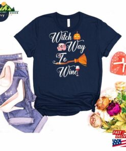 Halloween Special Unisex T-Shirt Witch Way To The Wine Shirt Sweatshirt Hoodie 2 Halloween Special Unisex T Shirt Witch Way To The Wine Shirt Sweatshirt Hoodie 3