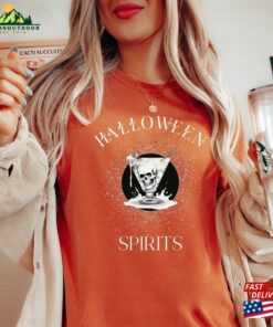 Halloween Spirits Drinking T-Shirt Comfort Colors Party Tshirt Classic Unisex Halloween Spirits Drinking T-Shirt Comfort Colors Party Tshirt Classic Unisex