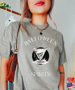 Halloween Spirits Drinking T Shirt Comfort Colors Party Tshirt Classic Unisex 3