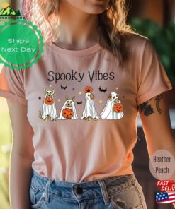 Halloween Spooky Vibes T Shirt Dog Shirt 2023 Happy Hoodie Unisex 4