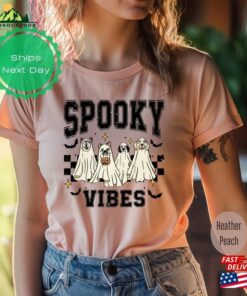 Halloween Spooky Vibes T Shirt Dog Shirt 2023 Happy Sweatshirt Unisex 3