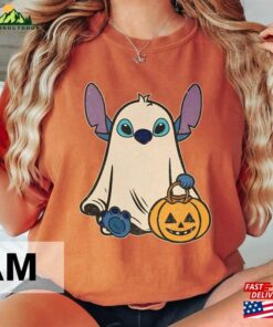 Halloween Stitch Ghost Comfort Colors® Shirt Disney Cute Hoodie Sweatshirt 2 Halloween Stitch Ghost Comfort Colors(r) Shirt Disney Cute Hoodie Sweatshirt 3