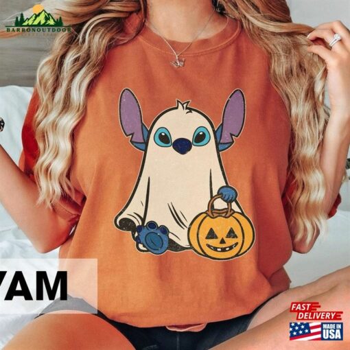 Halloween Stitch Ghost Comfort Colors® Shirt Disney Cute Hoodie Sweatshirt