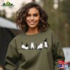 Halloween Sweatshirt Cat Ghost Shirt T-Shirt Unisex