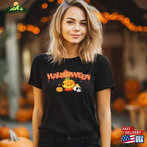 Halloween Sweatshirt Cute Spooky Season T-Shirt