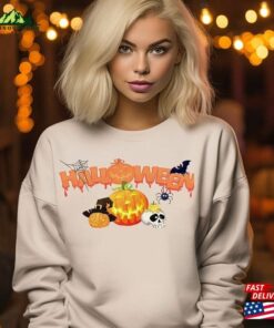 Halloween Sweatshirt Cute Spooky Season T-Shirt