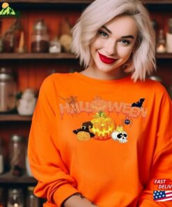 Halloween Sweatshirt Cute Spooky Season T Shirt 3