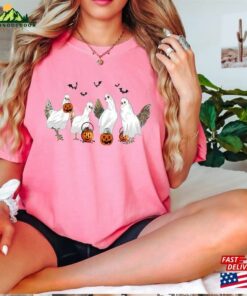 Halloween Sweatshirt Ghost Chicken Hoodie Halloween Sweatshirt Ghost Chicken Hoodie