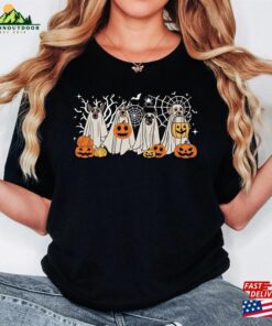 Halloween Sweatshirt Ghost Dogs 2023 Happy T Shirt 3