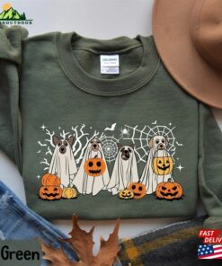 Halloween Sweatshirt Ghost Dogs 2023 Happy T Shirt 4