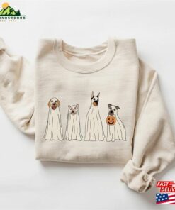 Halloween Sweatshirt Sweater Ghost Classic Unisex 3