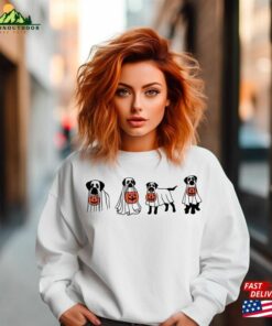 Halloween Sweatshirt Sweater Ghost Hoodie T-Shirt