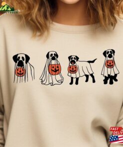 Halloween Sweatshirt Sweater Ghost Hoodie T-Shirt