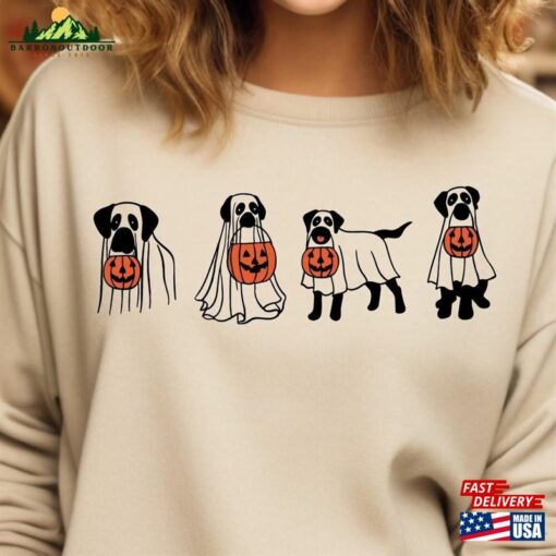 Halloween Sweatshirt Sweater Ghost Hoodie T-Shirt