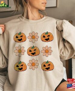 Halloween Sweatshirt Vintage Sweater Costume Gift For Her Hoodie