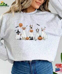 Halloween Sweatshirts Sweaters Ghost Dog Shirts Classic T Shirt 4