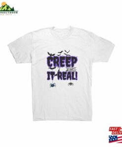 Halloween T-Shirt Bat Creep It Real Unisex Hoodie