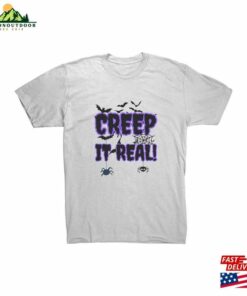 Halloween T-Shirt Bat Creep It Real Unisex Hoodie