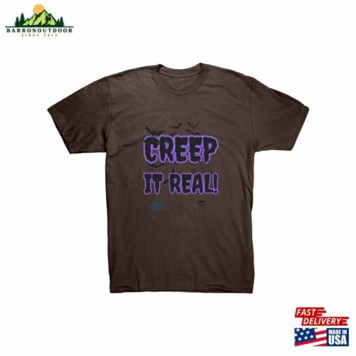 Halloween T-Shirt Bat Creep It Real Unisex Hoodie