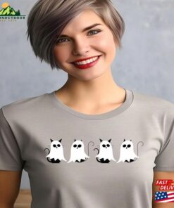 Halloween T Shirt Cat Sweatshirt T-Shirt