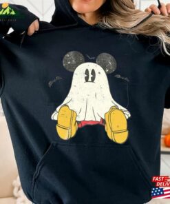 Halloween T Shirt Retro Micky Ghost Hoodie Unisex 3