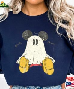 Halloween T Shirt Retro Micky Ghost Hoodie Unisex 4
