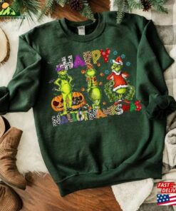 Halloween Thanksgiving Christmas Shirt Happy Hallothanksmas Sweatshirts Funny Unisex Hoodie 2 Halloween Thanksgiving Christmas Shirt Happy Hallothanksmas Sweatshirts Funny Unisex Hoodie 3