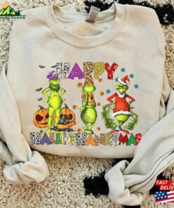 Halloween Thanksgiving Christmas Shirt Happy Hallothanksmas Sweatshirts Funny Unisex Hoodie 3 Halloween Thanksgiving Christmas Shirt Happy Hallothanksmas Sweatshirts Funny Unisex Hoodie 4