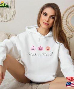 Halloween Trick Or Treat Pumpkin Hoodie Sweatshirt Unisex